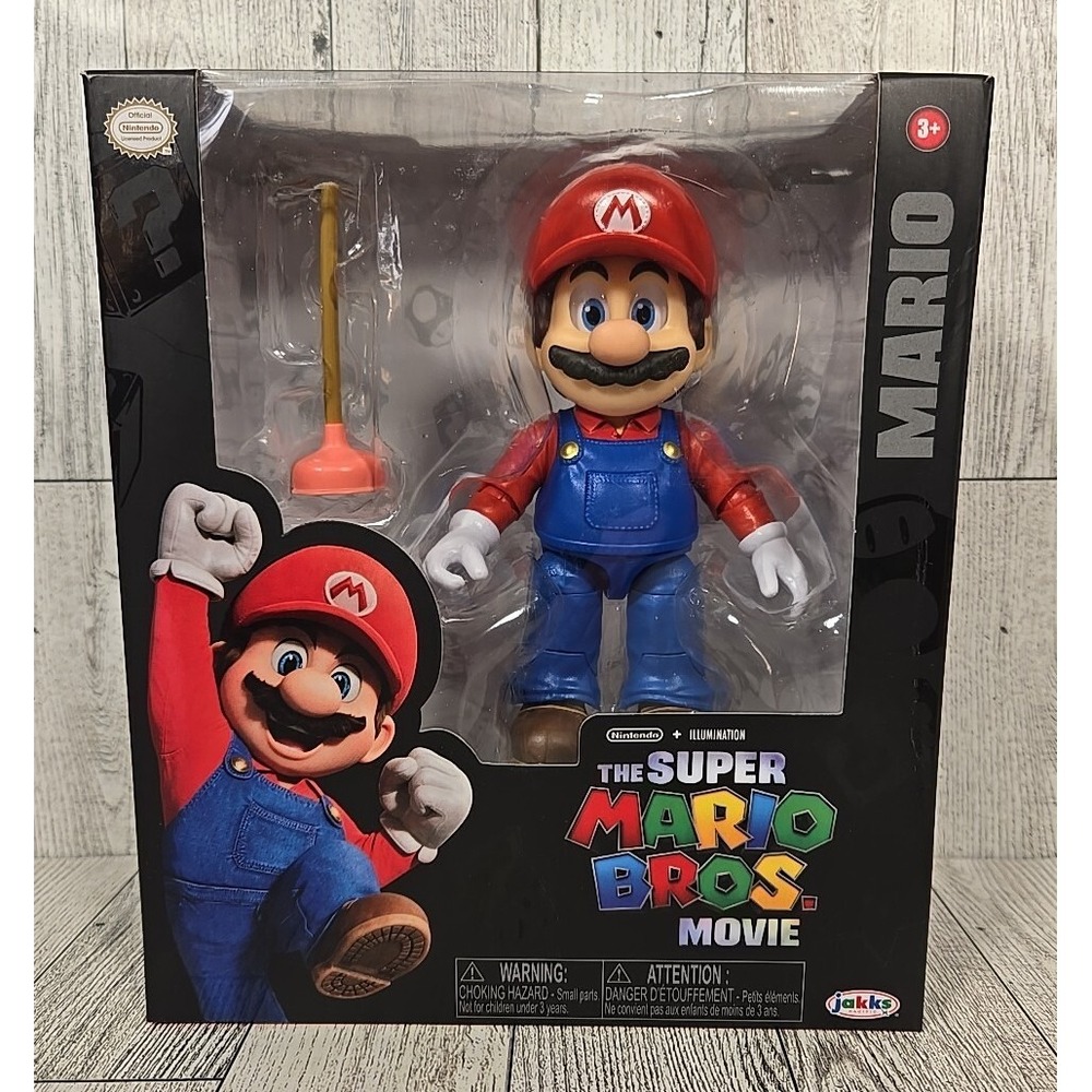 Super Mario Bros Movie 5" Figure Kids Toy Jakks Official Nintendo 2023 Plumber